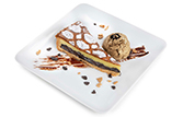 Torta al Cioccolato con gelato alla Nocciola